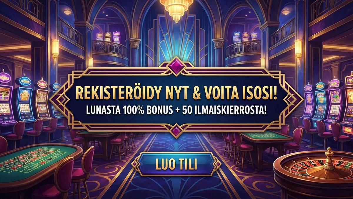 Rekisteröidy bonuksella